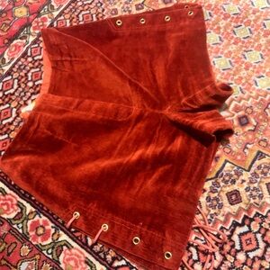 Elegant Rust Red Women's Skirt